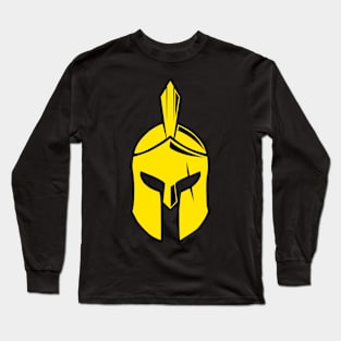 Warrior Helmet Yellow Long Sleeve T-Shirt